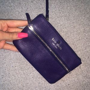 Kate Spade Purple Wristlet